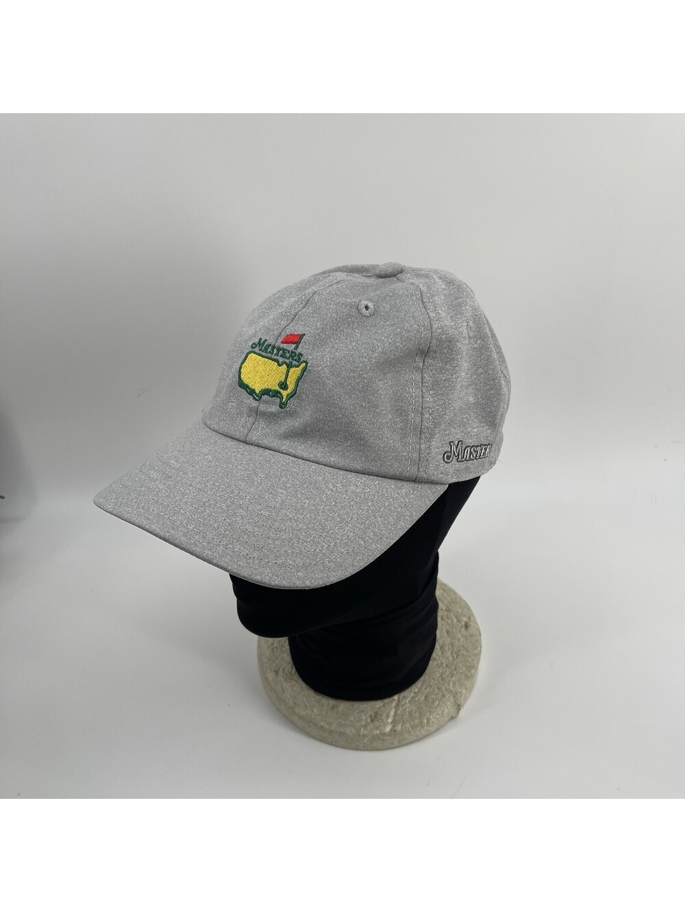 Masters Golf Hat Cap Gray Performance Stretch 97% Polyester 3% Spandex
